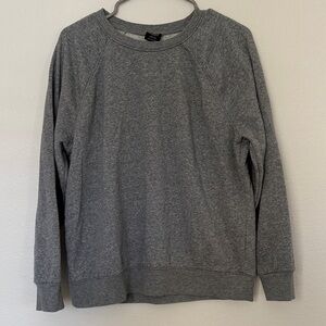 Gray crew neck